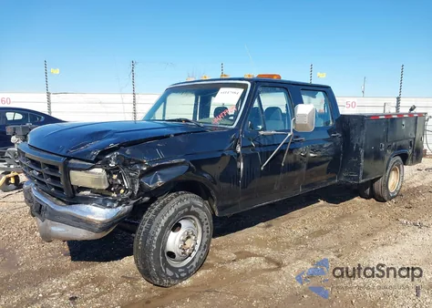 1995 Ford F350 из США, поврежденный, VIN 1FTJW35F8SEA51432